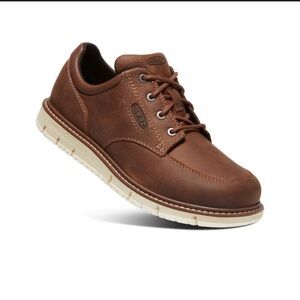 Keen utility San Jose  Brown Leather Oxfords with Classic Lace-Up steel toe